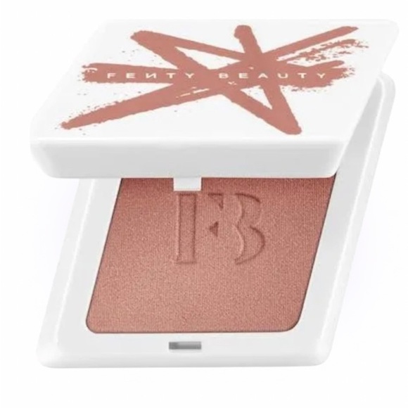 HP🎉Fenty Cheeks Suede Waterproof Powder Blush Tahiti Teaze - Picture 3 of 10